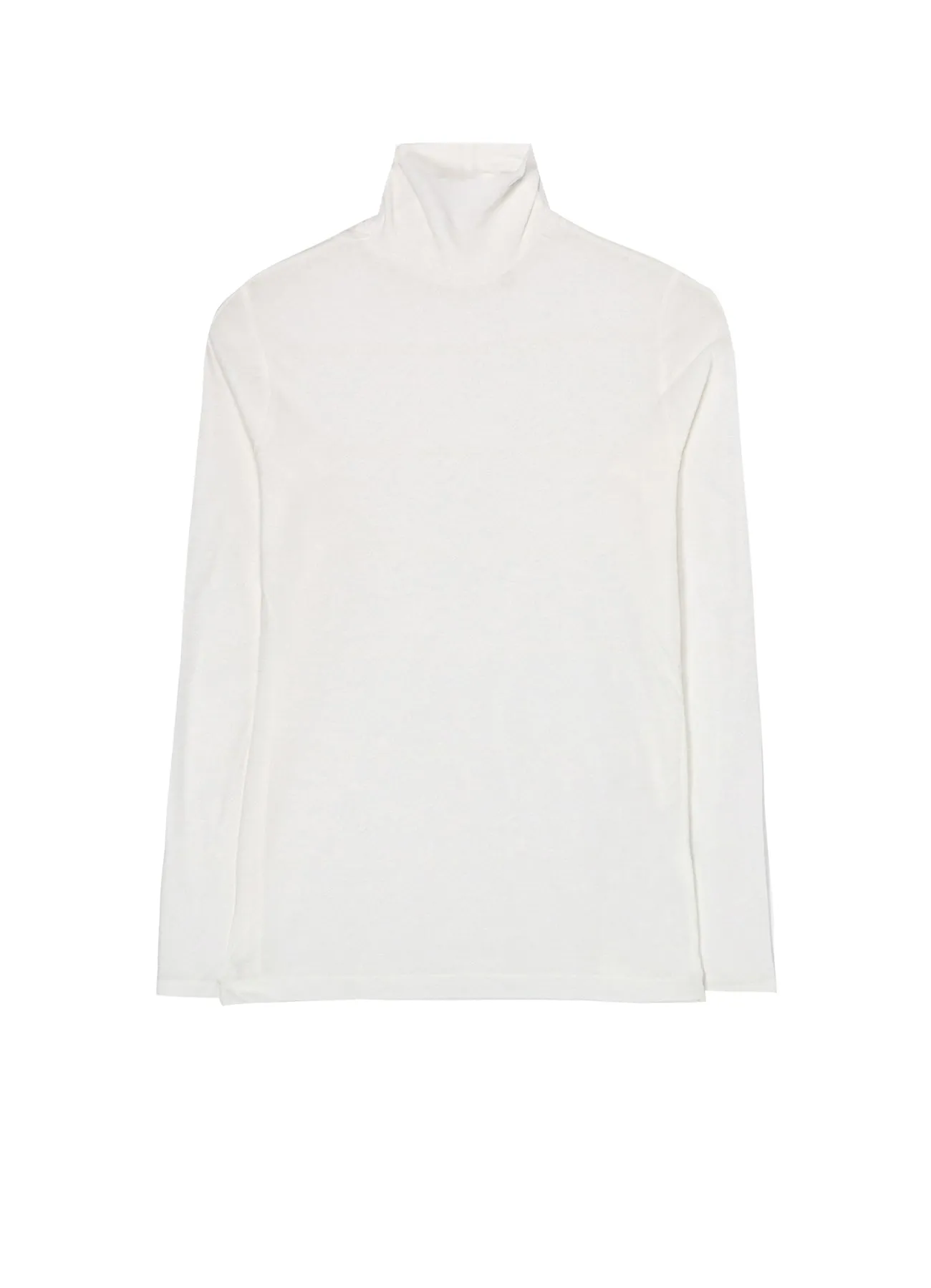 80/-HIGH GAUGE SINGLE JERSEY TURTLE NECK LONG SLV PO