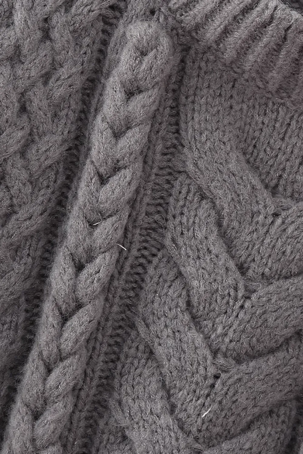 'Alice' Sleeveless Cable-Knit Vest