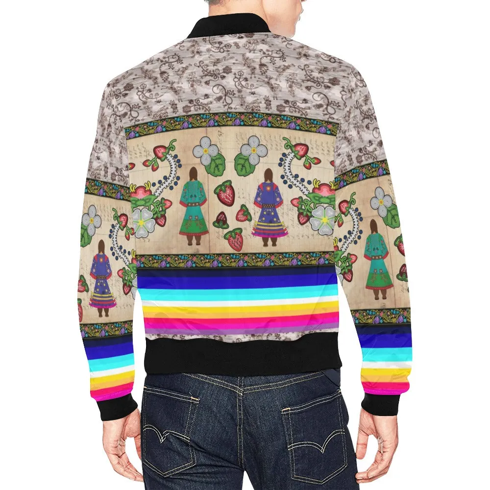 Aunties Gifts All Over Print Bomber Jacket for Men