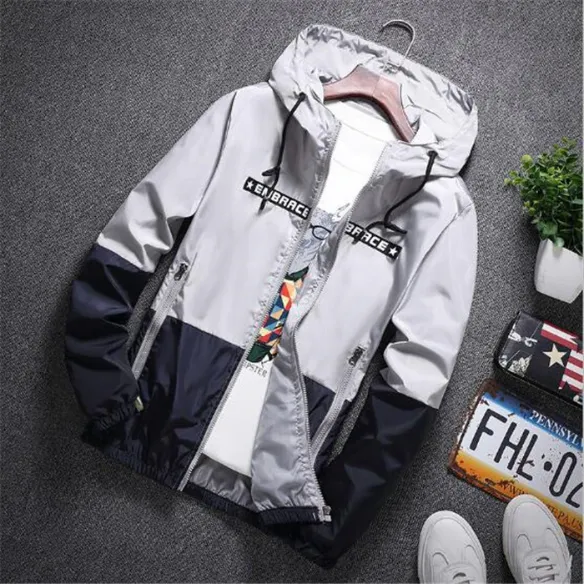 Autumn Bomber Hooded Jacket