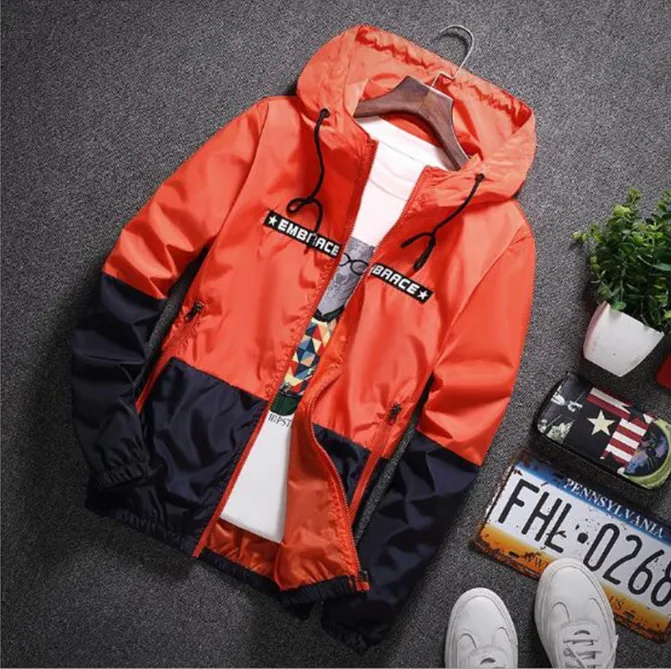 Autumn Bomber Hooded Jacket