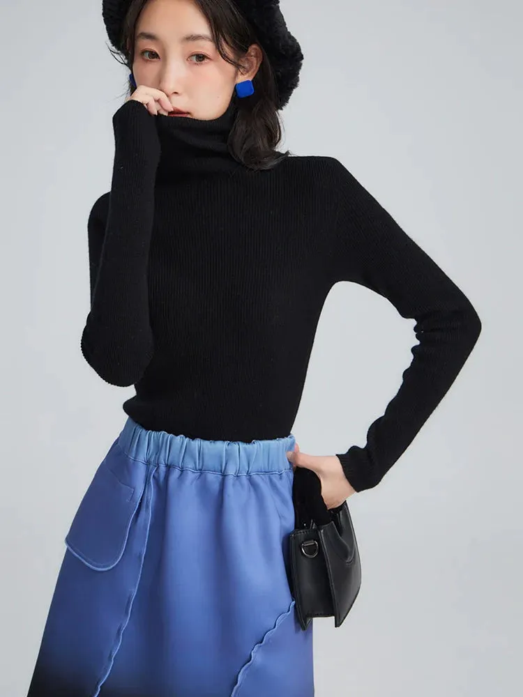 Classic French-Inspired Turtleneck Sweater
