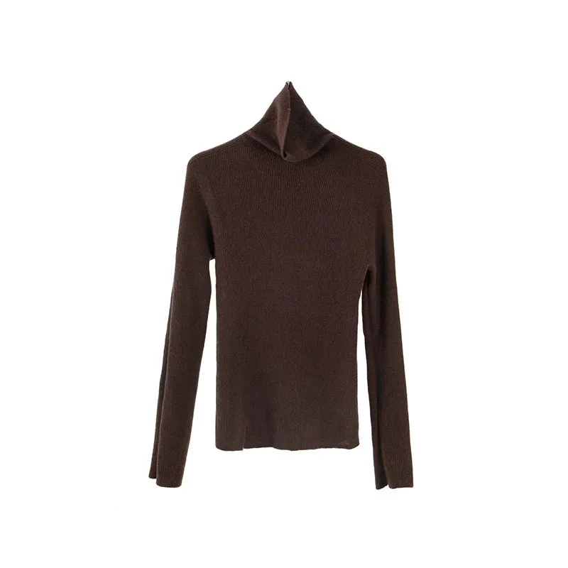 Classic French-Inspired Turtleneck Sweater