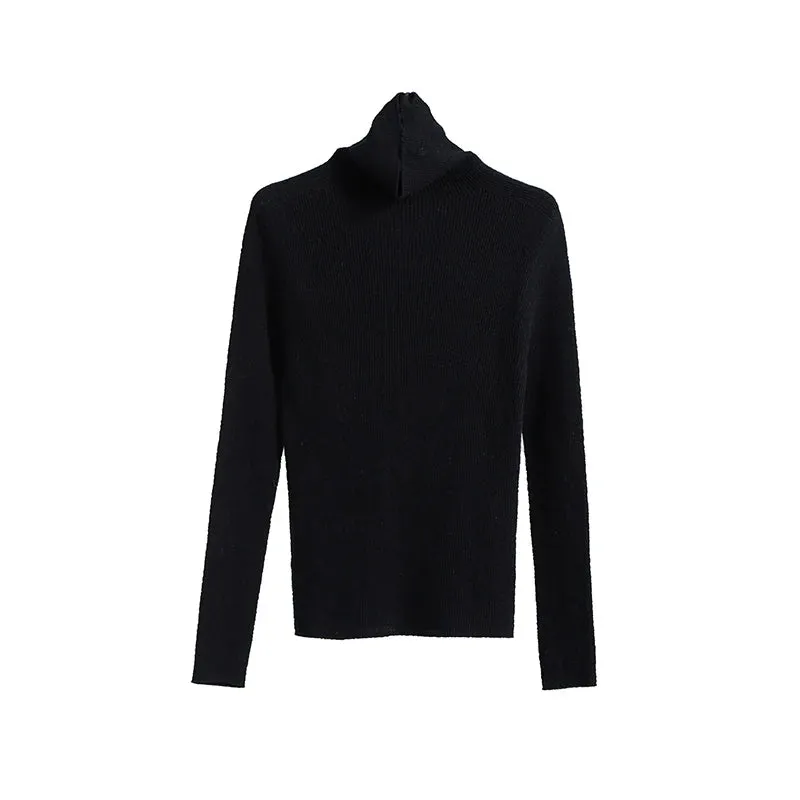 Classic French-Inspired Turtleneck Sweater