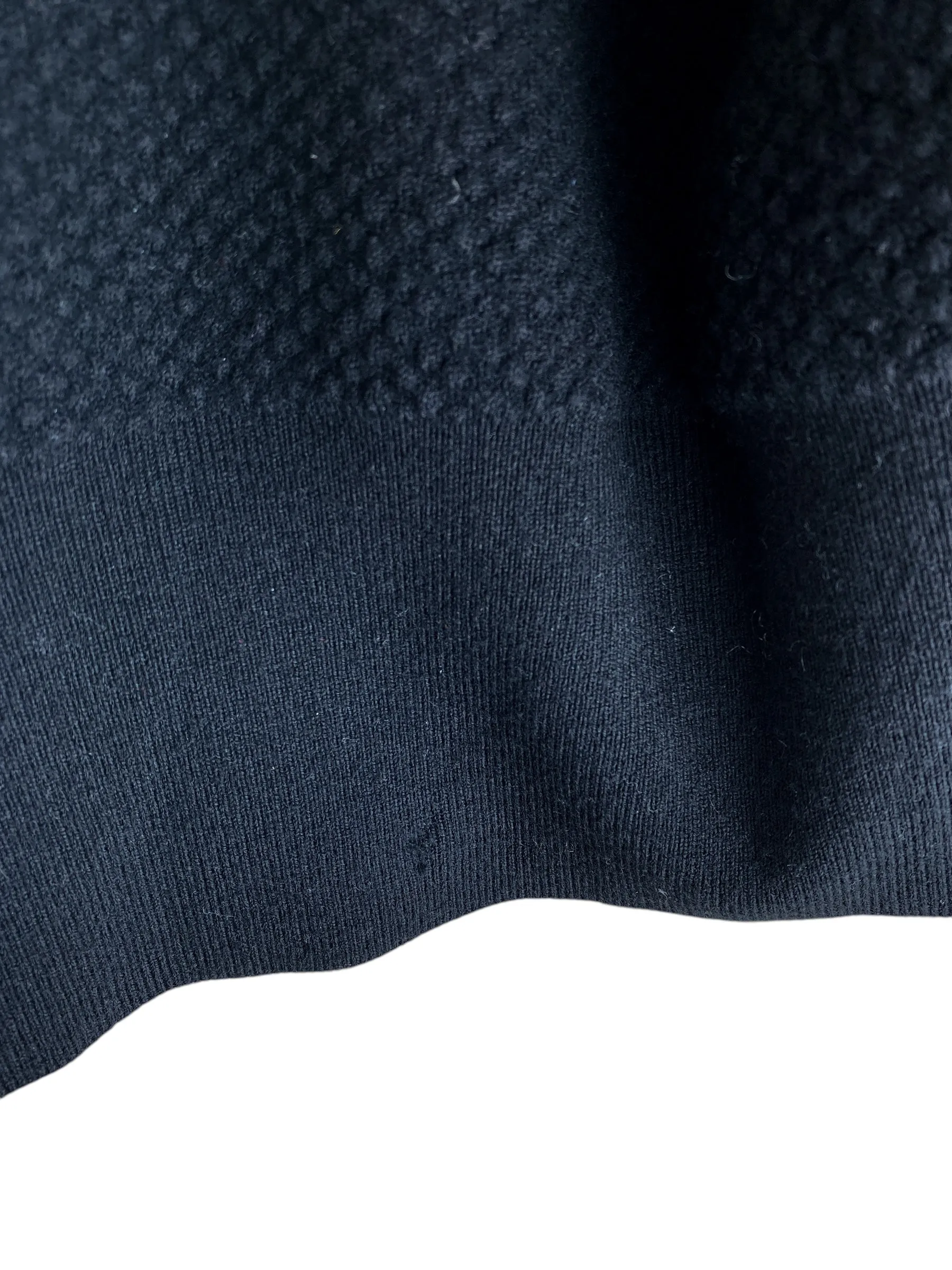 Club Monaco Women's Textured Dolman Funnel Neck Sweater Black Size M