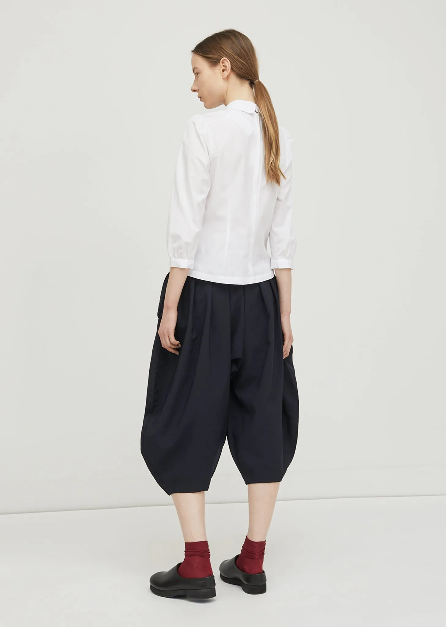 Cotton Broad Turtleneck Top