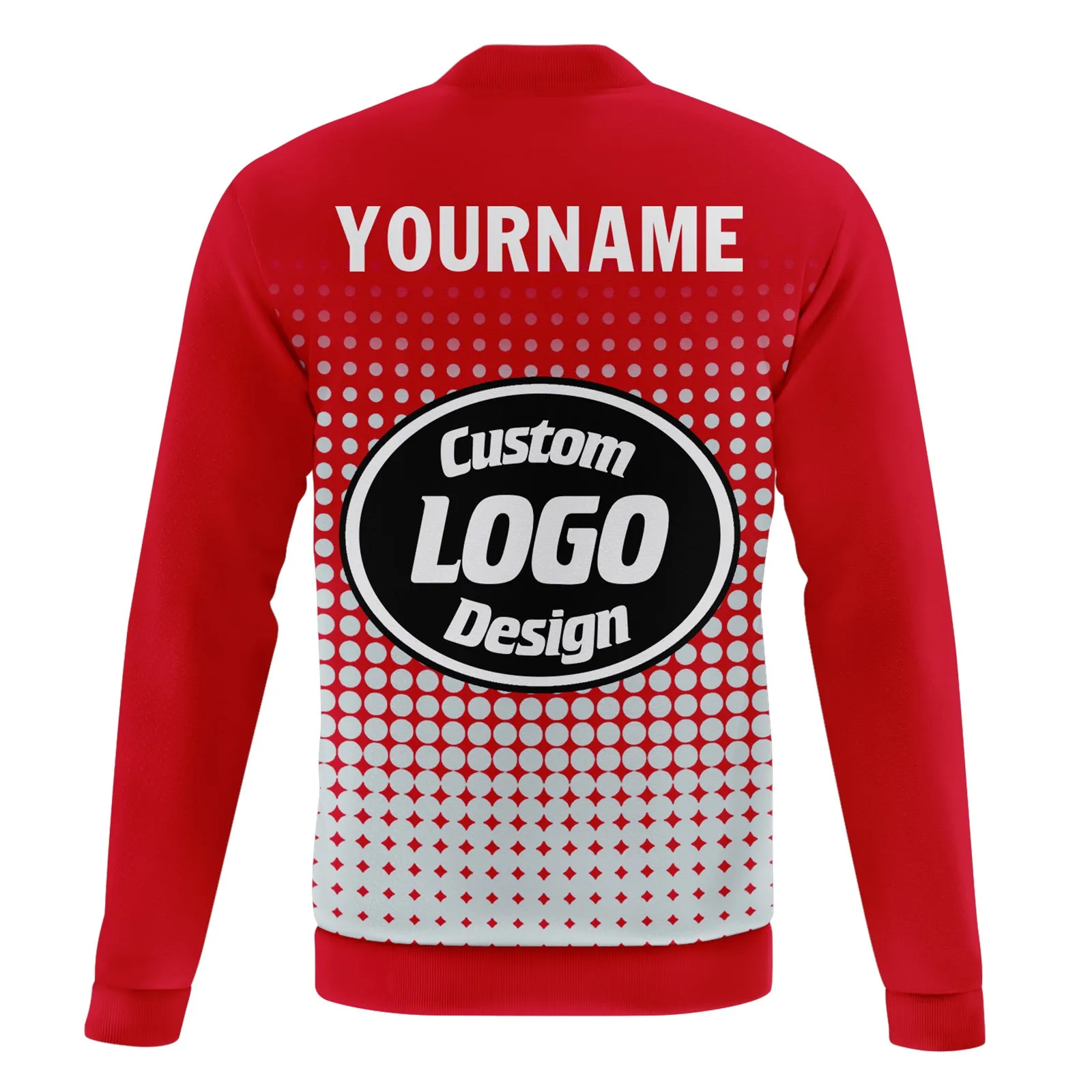 Custom Jacket Bomber Full-Snap Varsity Letterman Personalized Jacket PR092-D020346-1