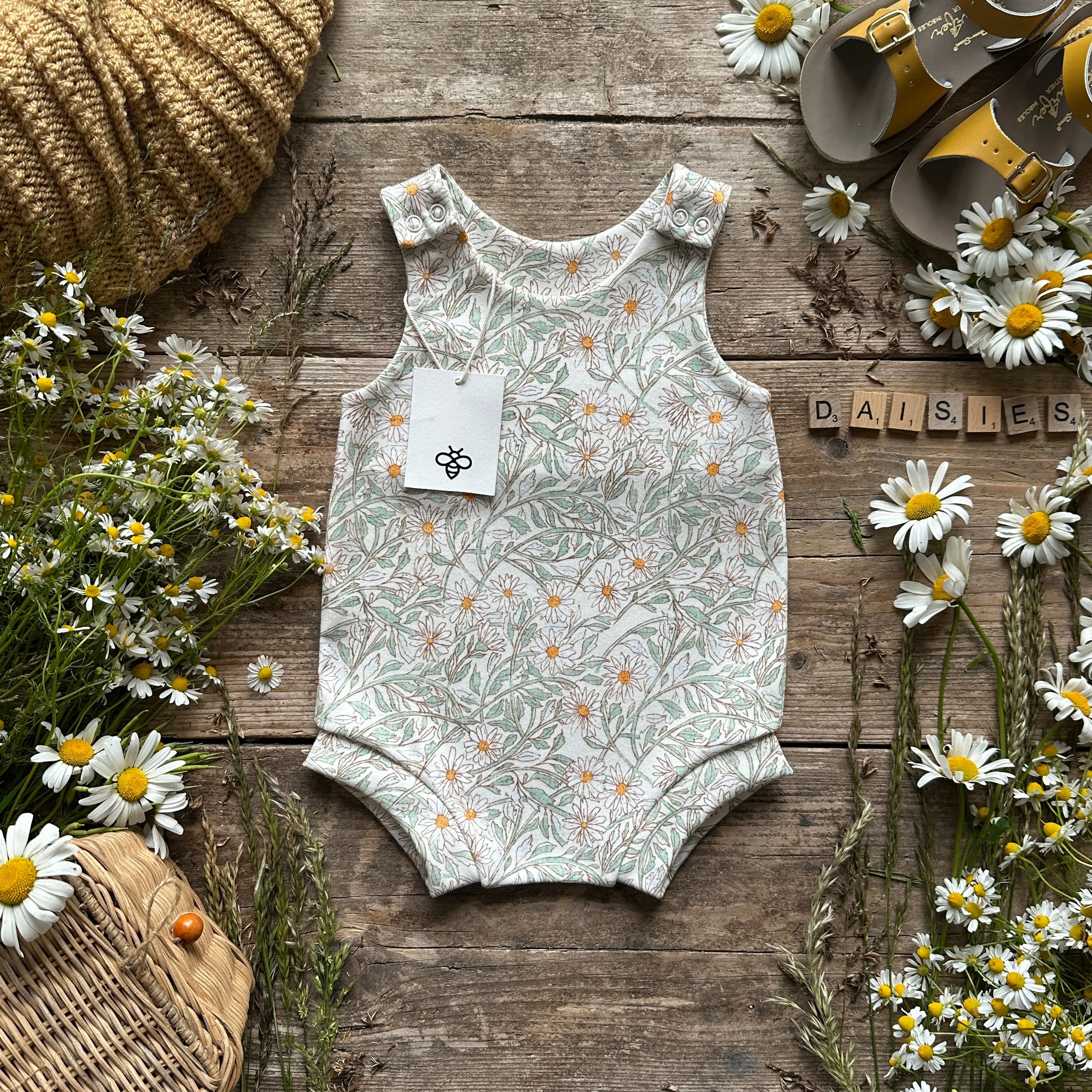 Daisies Bloomer Romper | Ready To Post