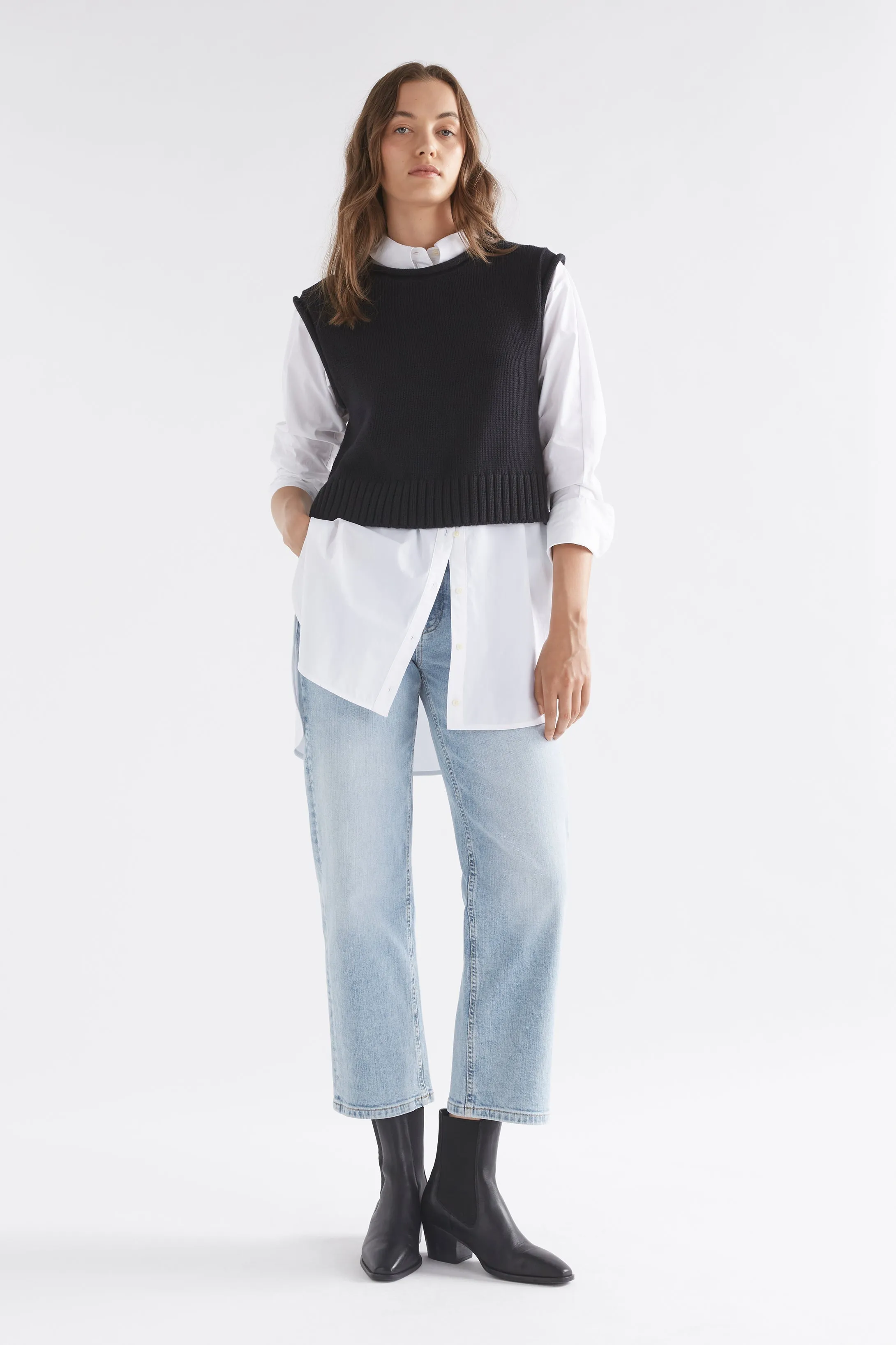 Elk The Label - Lunel Knit Vest - Black