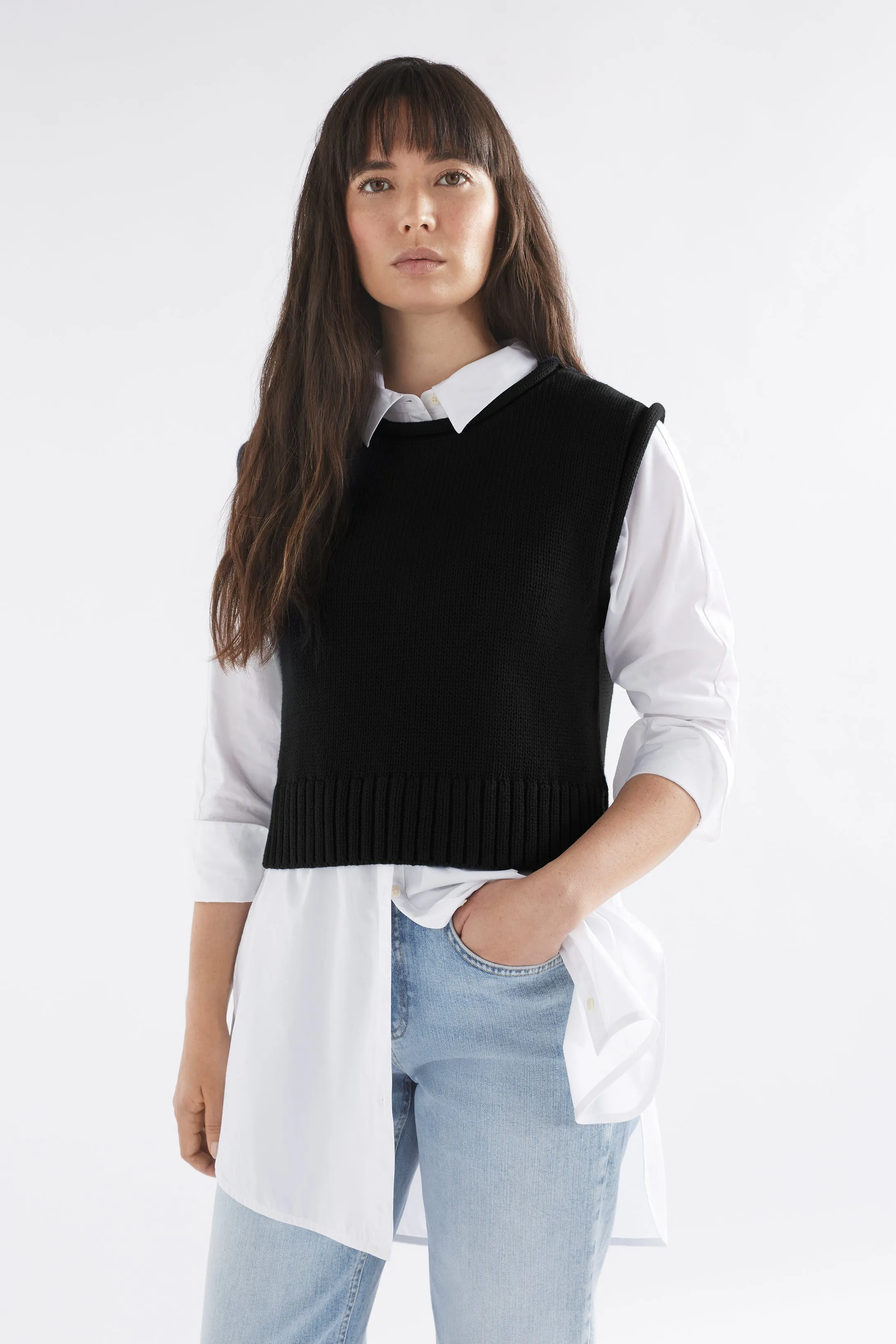 Elk The Label - Lunel Knit Vest - Black