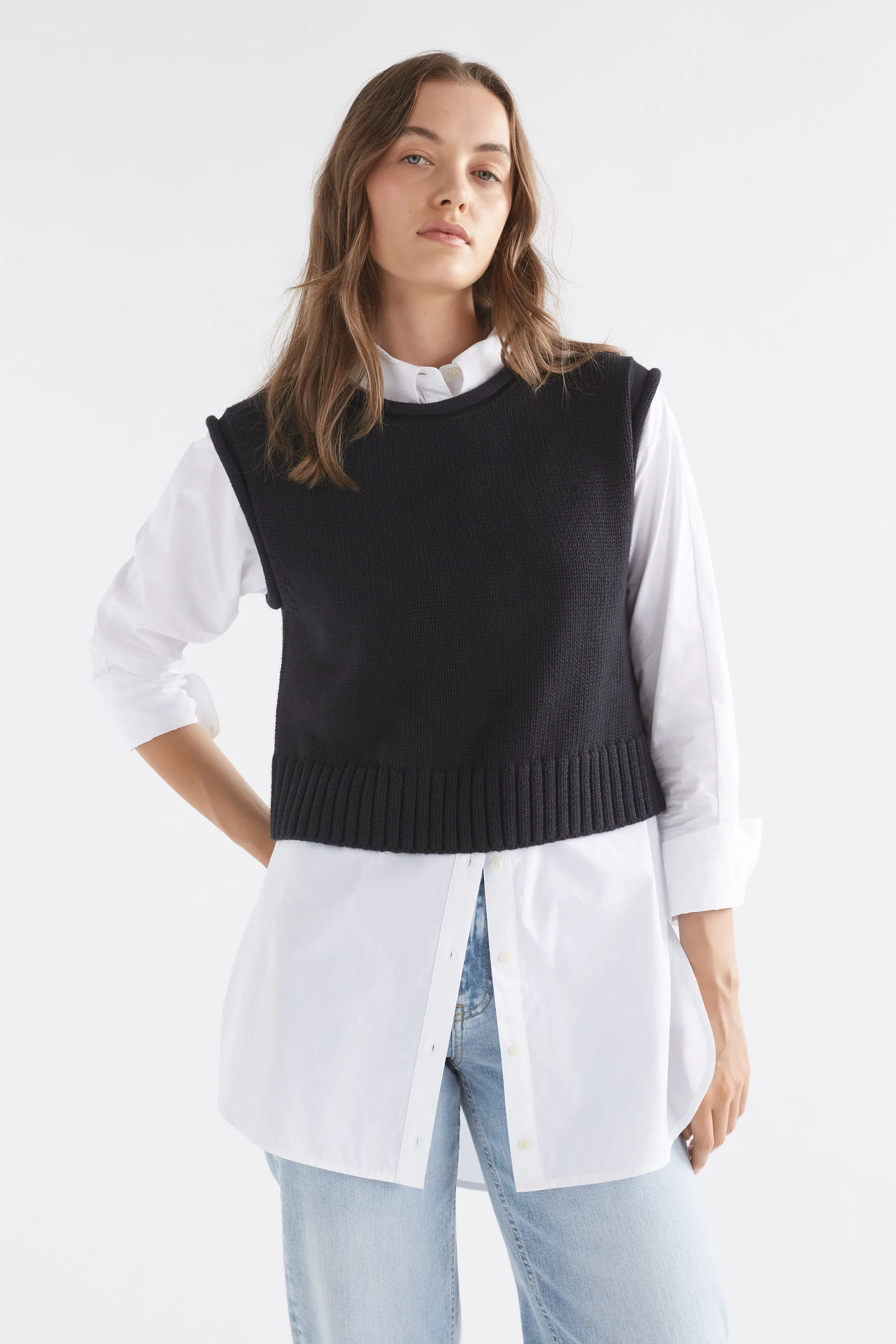 Elk The Label - Lunel Knit Vest - Black