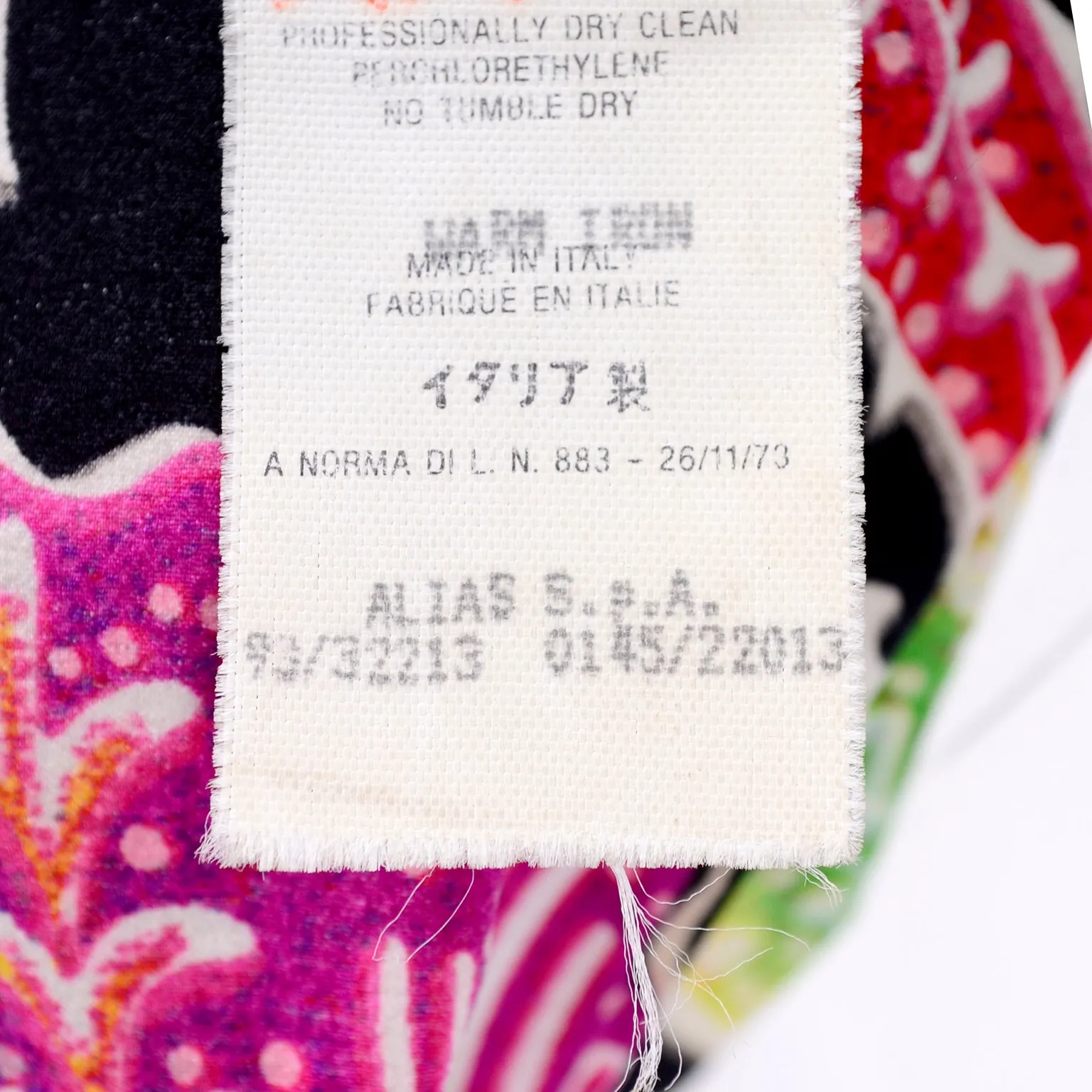 F/W 1993/94 Documented Gianni Versace Couture Black Floral Bodycon Dress