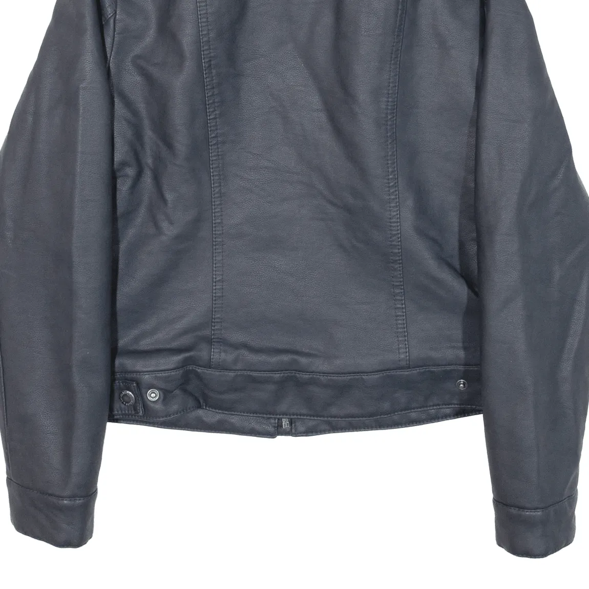 LEVI'S Leather Look Sherpa Lined Womens Jacket Blue XS