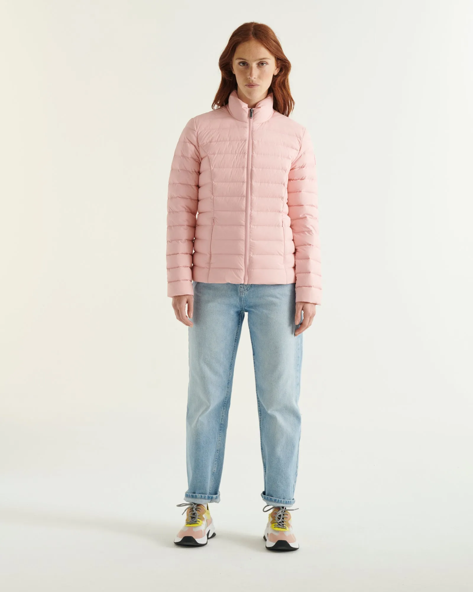 Maia light stretch winter jacket Peach pink