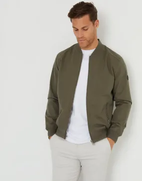 Men's Khaki Showerproof Classic Bomber Jacket
