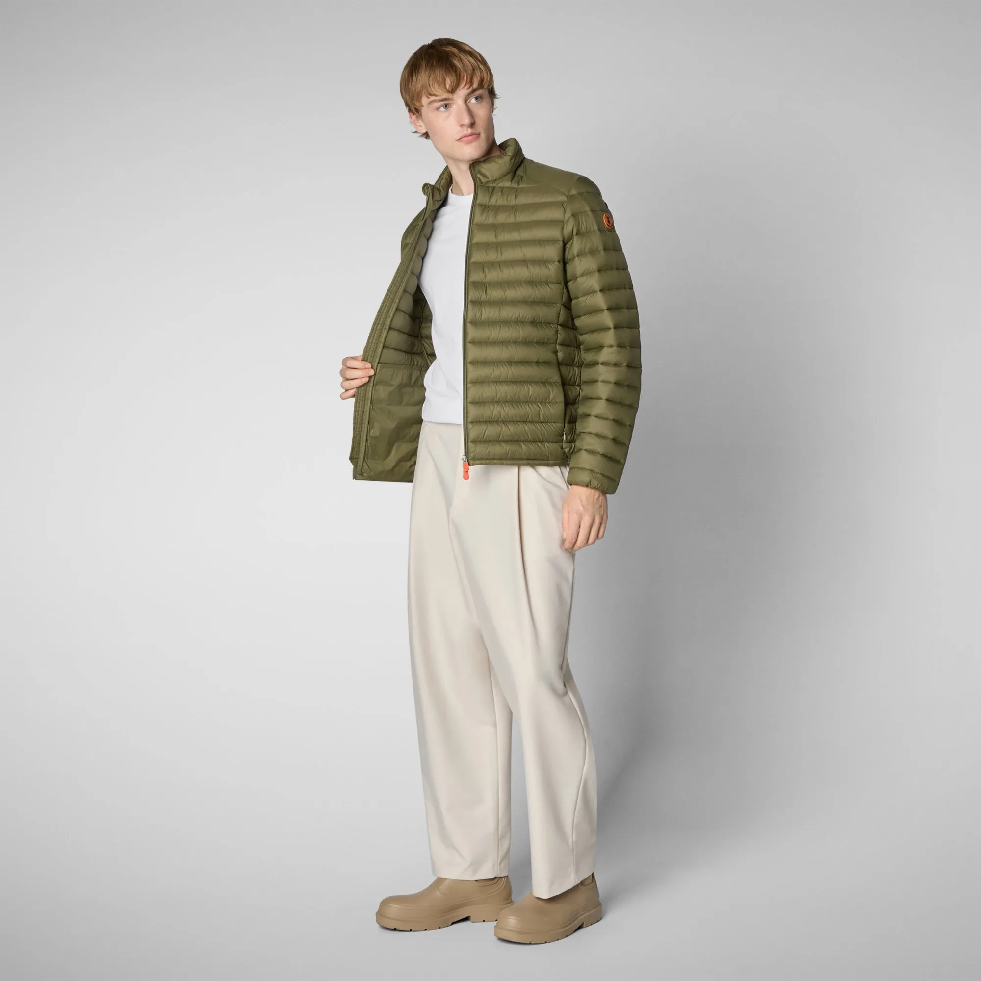 Men's  Puffer Jacket Alexander in Dusty Olive