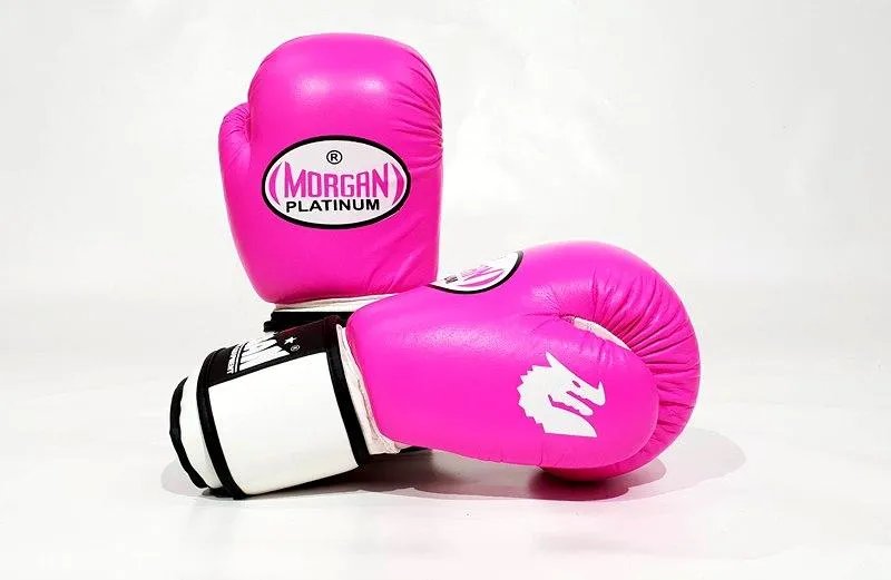 Morgan V2 Platinum Leather Sparring Gloves (10 -12 -14 -16oz)