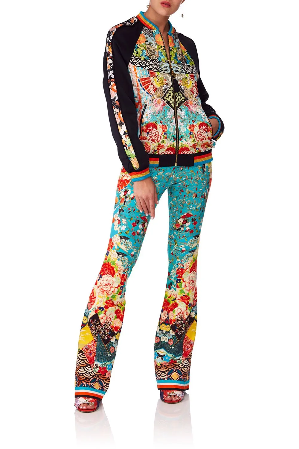 OVERSIZED BOMBER GALAXY GIRL