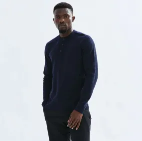 Reigning Champ CORE  Knit 1X1 Slub Henley Tee