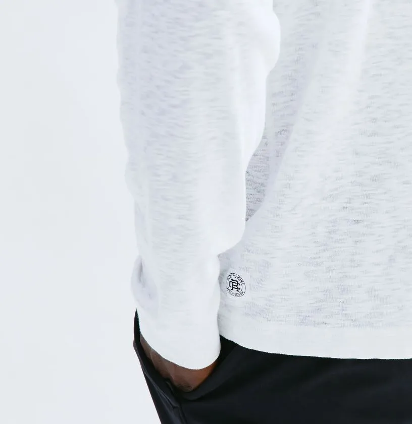 Reigning Champ CORE  Knit 1X1 Slub Henley Tee