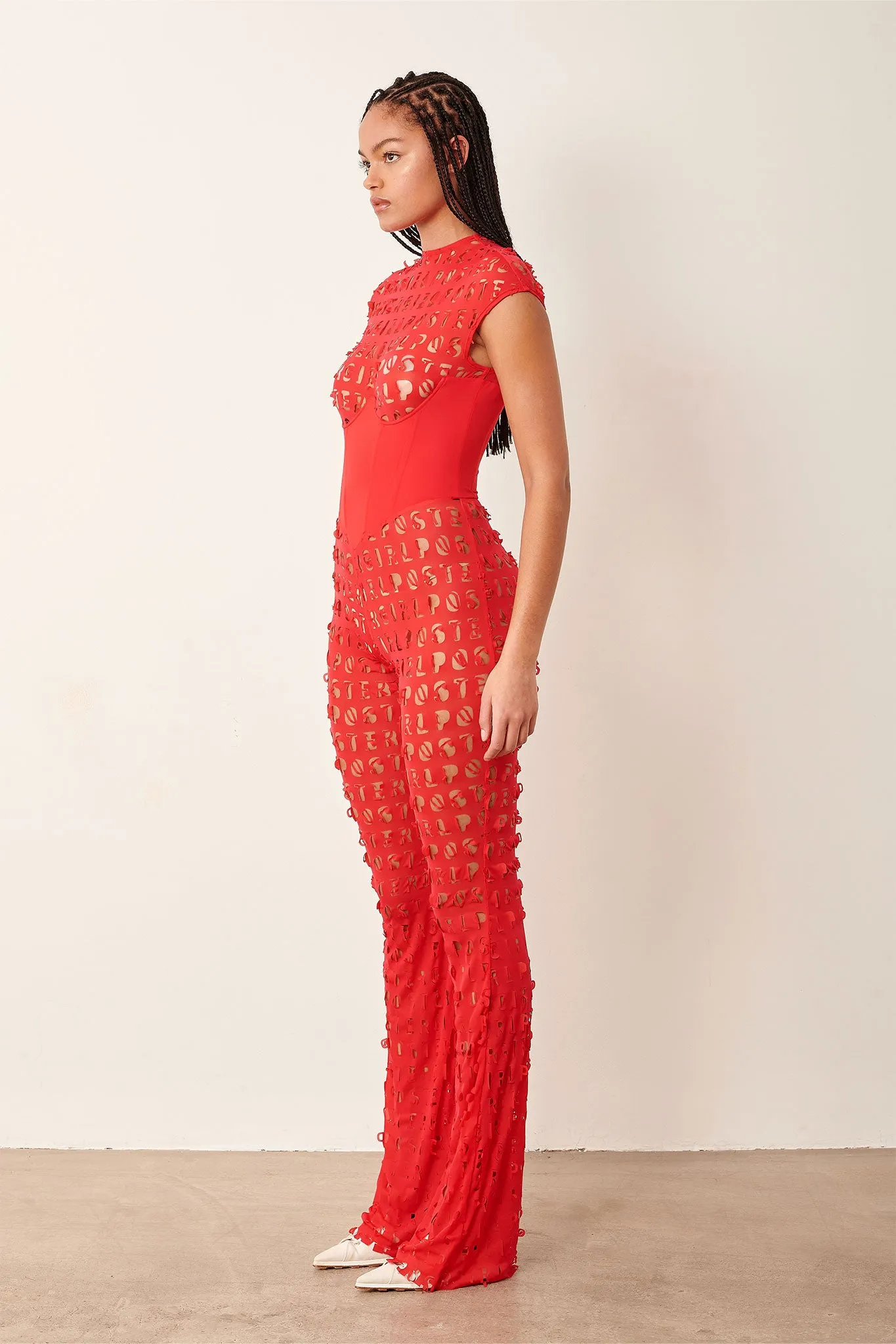Rossi Jumpsuit Red