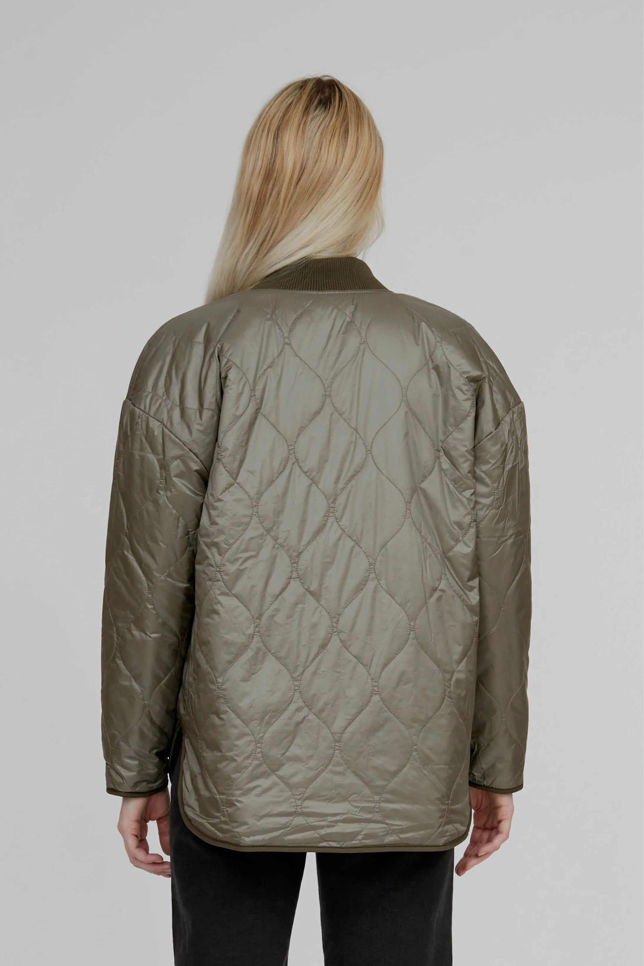 Ruby Loose Jacket - Tarmac /Vetiver