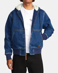 RVCA Chainmail Hooded Jacket - Rinse