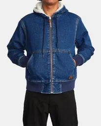 RVCA Chainmail Hooded Jacket - Rinse