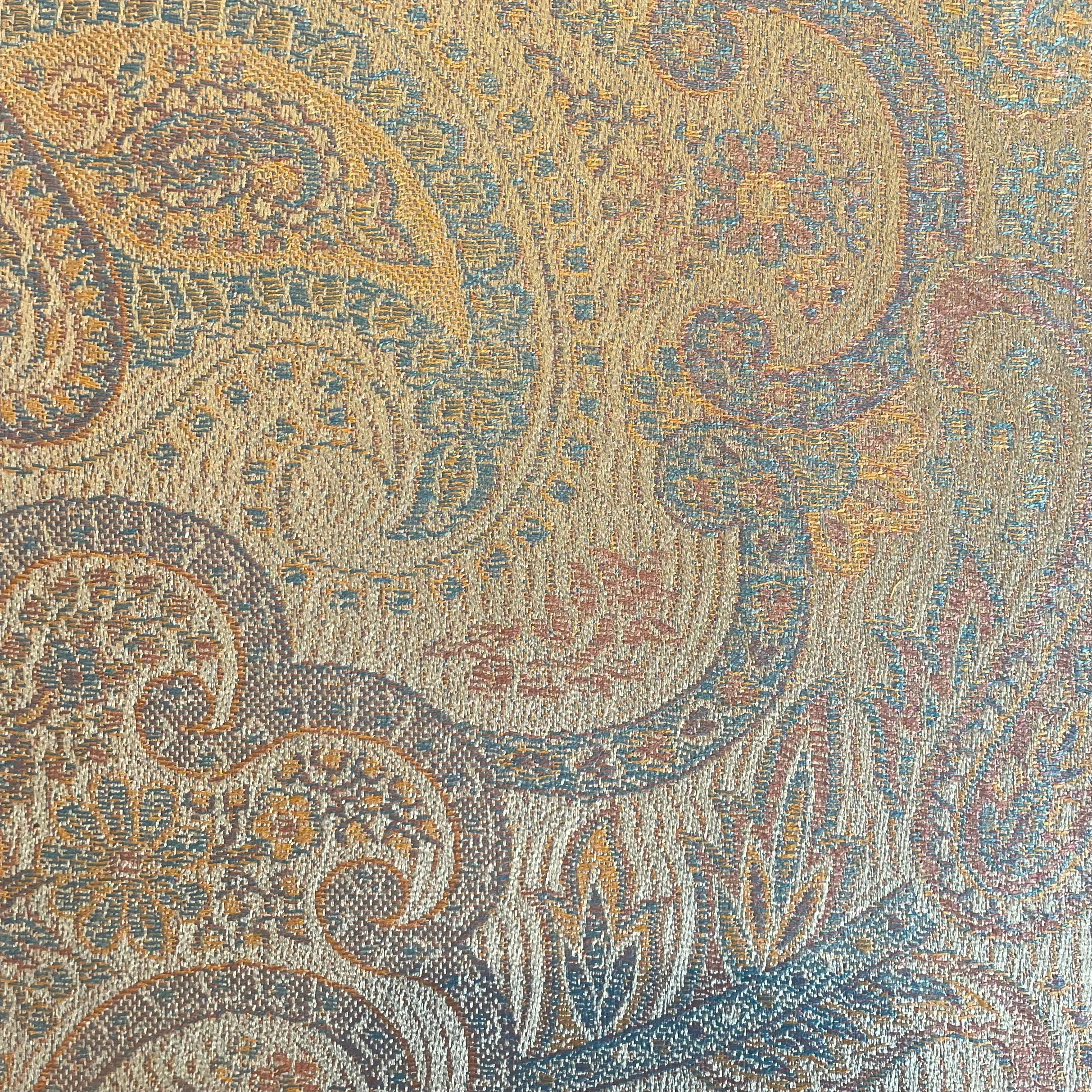 Silk Jacquard Long Scarf - Various Colours