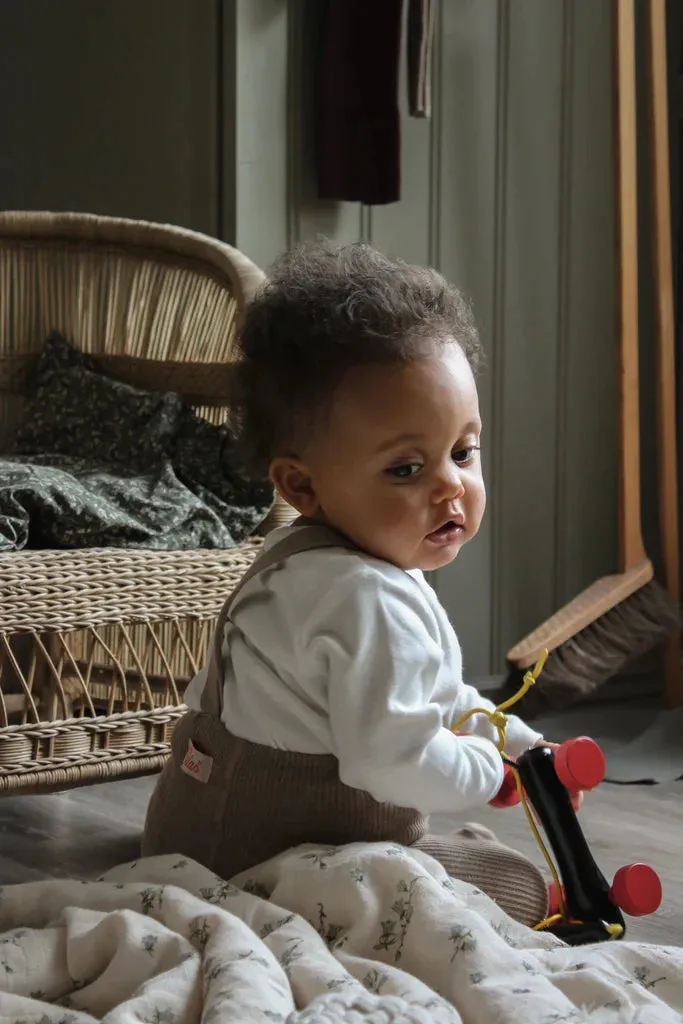 Silly Silas Tights Footed with feet | Peanut Blend