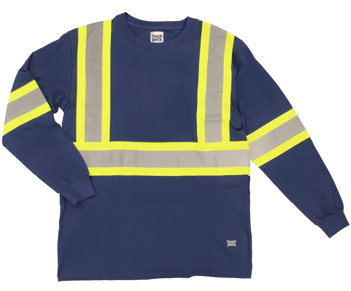 Tough Duck - 100% Cotton - Safety Long Sleeve Shirt- ST21 - 1/CS