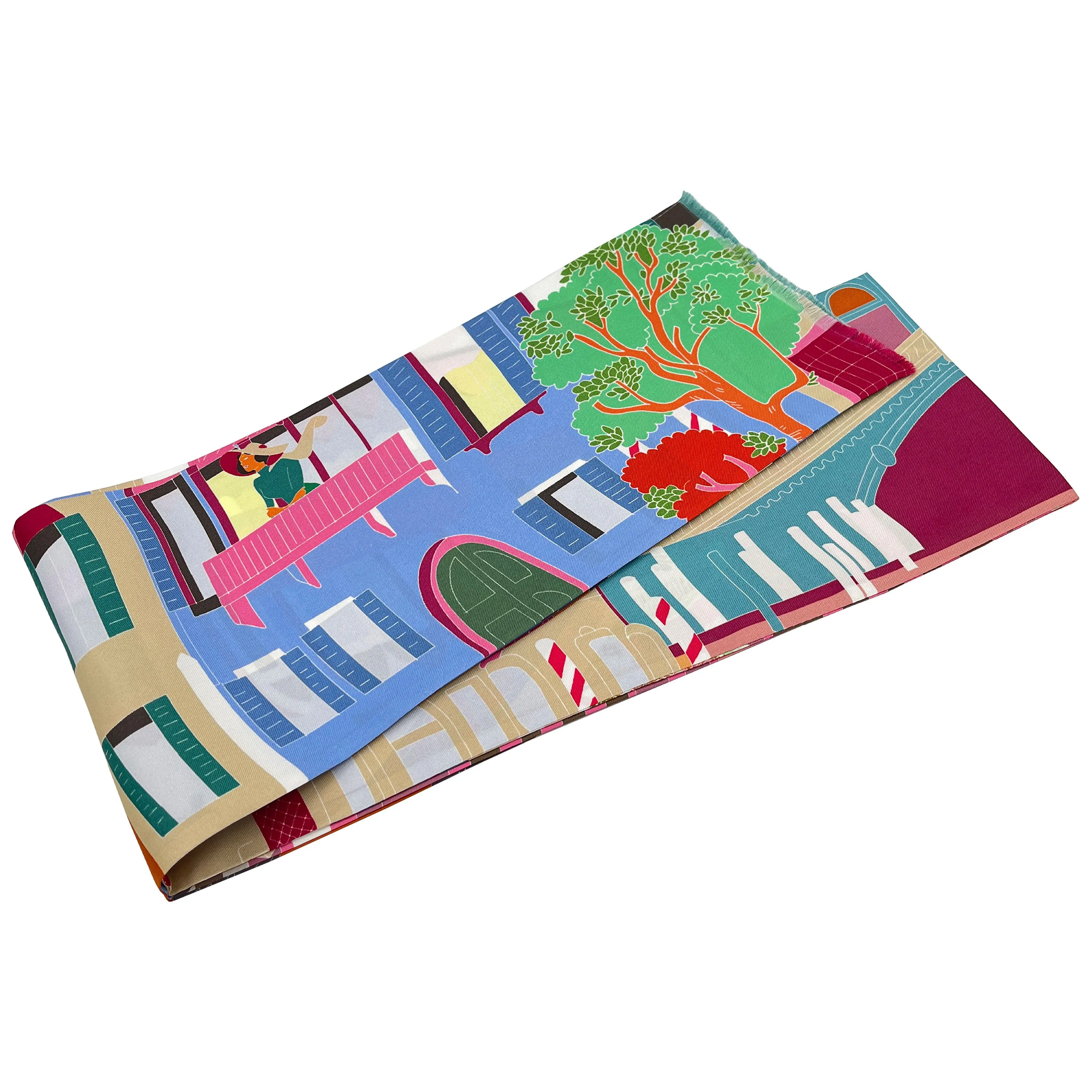 Venezia fancy colors silk tie scarf
