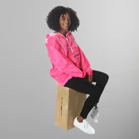 Women's Pink Looney Tunes Popover Windbreaker Jacket - FINAL SALE